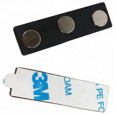 Distintivo magnetico del nome del metallo di alta qualità con la stampa
