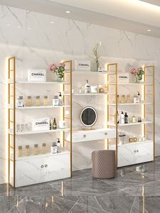 Estante de Exhibición de Cosméticos, Exhibidor de Productos, Estante para Salón de Belleza, Estante para Cuidado de la Piel con Luz - Product Image 3