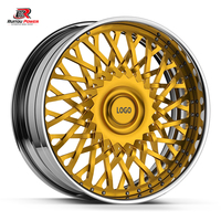 Jantes forgées sur mesure à déport profond 2/3 pièces 17-24 pouces 5x115 5x120 5x112 en alliage pour berlines de luxe, coupes et véhicules VIP style Stance