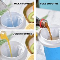 Nouveauté, vente chaude, gobelet magique pour slush, crème glacée, smoothie, gelée, boisson au lait, gobelets en PP, boissons alimentaires