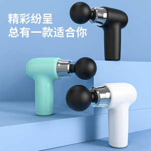 Pistolet de massage Wuhenxing Mini électrique 12 vitesses Moteur sans balais Batterie au lithium rechargeable par USB Qualité professionnelle - Product Image 1