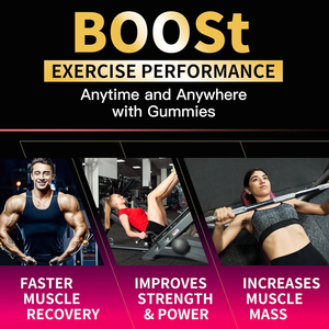 Creatine Gummies Factory Custom Creatine Gummies Creatine Monohydrate para ganar músculo, más fuerza y una recuperación más rápida - Product Image 6