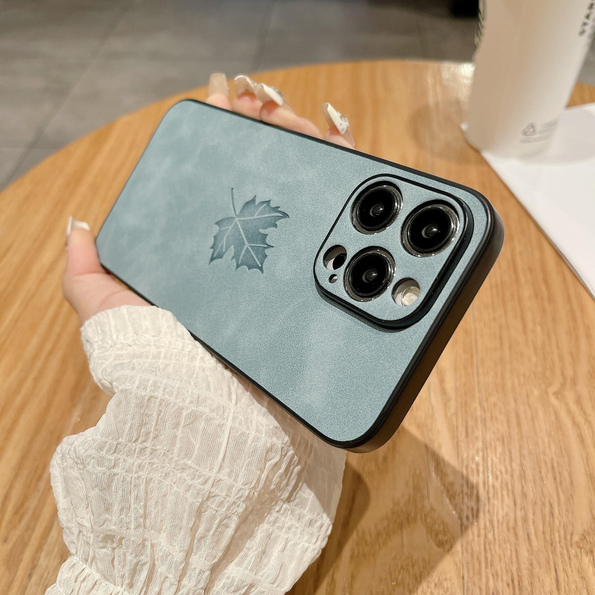 [Bleu frais] mouton babi feuille d'érable