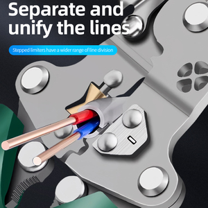 Hochwertige multifunktion ale Elektriker zange Metrisch faltbare Abisolier wicklung Schneiden Crimp zange DIY Grade - Product Image 5