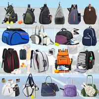 Sac à dos de pickleball imperméable au design nouveau, sac de raquette de padel personnalisé, grand sac de raquettes de tennis pour hommes et femmes