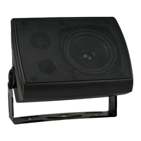 Système audio mural HiFi avec subwoofer 4 pouces et tweeter 1 pouce, 20 Watts, 8 Ohms, pour conférences, écoles et centres commerciaux