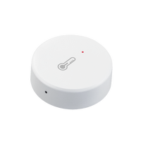 Capteur de température et d'humidité Tuya Zigbee 3.0, moniteur à distance par application Smart Life, alimenté par batterie, fonctionne avec Alexa Google Home