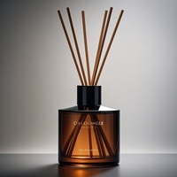 Ensemble diffuseur de parfum à bâtonnets sous marque privée avec boîte, conçu pour les marques de parfums personnalisées, offrant une diffusion de parfum stable