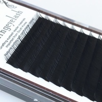 Approvisionnement direct d'usine en gros 0.07 protéine soie Dense faux cils naturel Long C Curl greffe de cils