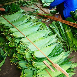 Vente en gros Feuilles de bambou naturelles séchées Feuille verte pour la fabrication de gâteaux - Product Image 1