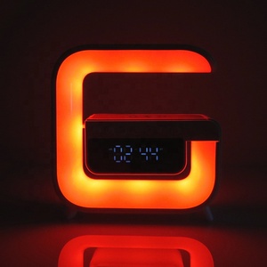 Lonvel G3 Night Light Digital Alarm Clock Wireless Charger With Bedside Smart Speaker Home Table Light <strong>Lamp</strong> Speaker <strong>G</strong> G3 <strong>Lamp</strong> - Product Image 4