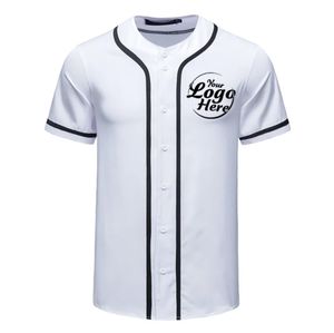 Logo personnalisé hot new men slim-fit sport T-shirt Europe et les États-Unis décontracté séchage rapide chemise de baseball à manches courtes - Product Image 3