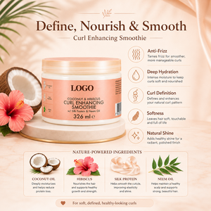 Crema Definidora de Rizos Naturales con Proteína de Seda y Aceite de Neem, Antiencrespamiento, para Cabello Rizado - Product Image 4