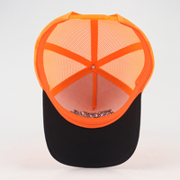 Casquette de plage structurée en maille bicolore Oxford Buckrum avec logo brodé 3D à 5 panneaux, haute qualité, personnalisable, pour la vente en gros