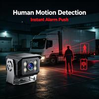 Caméra de camion 4G GPS antivol avec alerte de localisation, vision nocturne 1080P, IP67, sentinelle de stationnement pour fourgon logistique et véhicule commercial