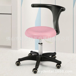 Silla Dental M&Y de Material PU con Altura Ajustable y Ruedas Giratorias para Asistente Dental - Product Image 2