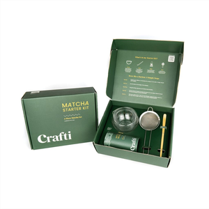 Batidor de Matcha personalizado Matcha completo con cuenco de cerámica Chasen de bambú Tamiz de acero inoxidable y cuchara de Bambú - Product Image 3