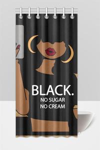 Unique Gifts Black Girl Magic Apartment Shower <b>Curtain</b> Long - Product Image 6