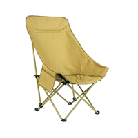 Chaise pliante à trois vitesses légère de fabrication chinoise, mobilier de jardin moderne d'extérieur, portable en fer métallique avec tissu Oxford