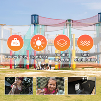 Ropecube - Filet d'escalade pour enfants, pont de sécurité pour aire de jeux, pont de transport, intérieur/extérieur, cabane dans les arbres, entraînement aux obstacles, jeu et balançoires amusantes