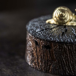 Brûleur d'encens en forme d'escargot, petit décor d'aromathérapie en céramique pour la maison, la salle de thé, style Zen - Product Image 4
