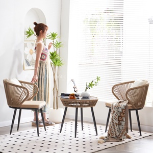 Giá Rẻ Vườn Bộ Sang Trọng Vườn Ghế Mía Lười Biếng Ghế Mía Bàn Ăn Ghế Xi Măng Vườn Bảng Thiết Lập - Product Image 4