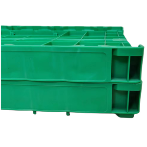 QS Hot Bán Nhà Máy Giá Có Thể Gập Lại Gấp Lưu Trữ Nhựa Di Chuyển Hộp Container Thùng Stackable Lớn Thùng Nhựa - Product Image 3