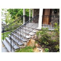 Rampe en fer forgé pour extérieur Ace, rampe d'escalier en fer forgé, rampe de balcon en fer forgé