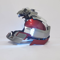 Superhelden MK 17 Tragbarer Elektronischer Helm Mehrteilig Auf-/Zusammenklappbar Sprachgesteuert Perfektes Superhelden-Filmrequisit