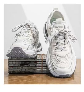 Scarpe <span class=keywords><strong>Uomo</strong></span> Donna 2026 Nuove Scarpe Dad Trend Moda Rete Traspirante Comode Suola Spessa Intersuola in PU Suola Esterna in Gomma - Product Image 5