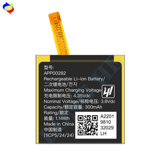 Batería para Teléfono Celular APP00282 de 300 mAh, 100% de Salud, Cero Ciclos, para Apack Tambour <span class=keywords><strong>Horizon</strong></span> 2 de Segunda Generación - Product Image 1