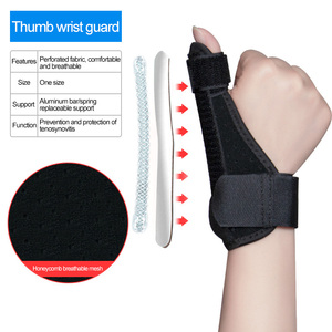 FSPG Tunnel & Trigger Finger Inmovilizer Correa de muñeca ajustable Thumb Spica Férula Thumb Brace para aliviar el dolor - Product Image 1