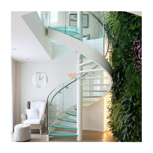 <span class=keywords><strong>Escalier</strong></span> en bois de chêne sur mesure, <span class=keywords><strong>escalier</strong></span> en spirale hélicoïdal en métal - Product Image 3