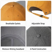 Gorra de Béisbol Deportiva Unisex de 6 Paneles con Logotipo Personalizado, Bordado 3D Común, Visera Curva Ajustable, Estilo Dad Hat