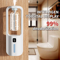 Diffuseur d'arômes à affichage numérique désodorisant intelligent Offre Spéciale Machine murale de diffuseur de parfum d'huile essentielle de toilette d'hôtel