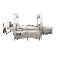 China Oorsprong Havery Voedselverwerkende Machine Voor Het Blancheren Van Aardappel, Broccoli, Pinda 'S, Vruchten, 300-2000 Kg/u Capaciteit