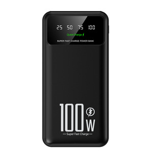 แบตสำรองชาร์จเร็วพิเศษ100W โลโก้ปรับแต่งได้ตามต้องการความจุ20000mAh ขนาดใหญ่จอแสดงผลดิจิตอล - Product Image 5