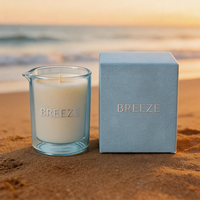 Pot à bougie en verre soufflé à la main, givré, avec bec verseur, pour bougies de massage, 8oz, 12oz, 16oz, pour fabrication de bougies, pour boîte de luxe SPA