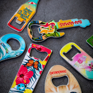 Bán buôn hợp kim đám cưới món quà lưu niệm máy bay Keychain mở chai - Product Image 6