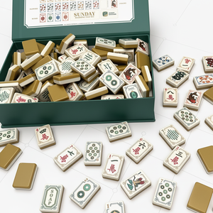 Nouveau Tapis de Mahjong de Luxe sur Mesure 2026, Motif Poisson <span class=keywords><strong>Koi</strong></span>, Tuiles de Mahjong Américaines 4 Couches, Esthétique Jaune Doré, Cadeau Designer - Product Image 1