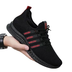Zapatillas de running y caminar casuales para hombre con forro de algodón, a la moda, color negro, para primavera y otoño, estilo urbano. - Product Image 5