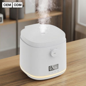 RUNAL 6Lビッグサイズ容量316ステンレスタンク自動ミストメーカー霧デジタル高温蒸気霧機械空気加湿器 - Product Image 1