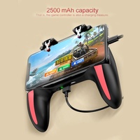Manette H10 pour PUBG avec Double Ventilateur de Refroidissement, Powerbank 2500 mAh, Manette de Jeu Android, Joystick Mobile