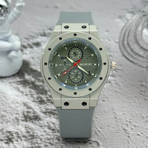 New fashionable men's <b>watch</b> with blue light silicone strap casual sports quartz <b>watch</b> - Product Image 1
