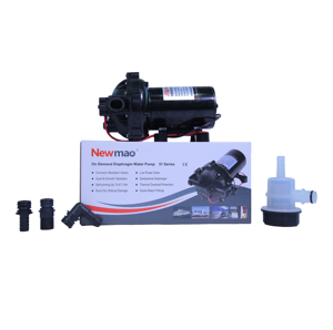 Marine 24V Màng Bơm 3.0GPM 11.5LPM 60PSI DC 12V Du Thuyền Thuyền RV Máy Bơm Nướ<span class=keywords><strong>c</strong></span> Áp Lự<span class=keywords><strong>c</strong></span> Cao Tự Mồi 2 Mét - Product Image 1