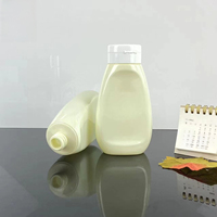 Flacon de 300 ml en PET carré en forme de grain de melon, pour shampoing et gel douche pour enfants, compagnon de voyage, vaporisateur à pompe à presser pour animaux de compagnie avec revêtement UV