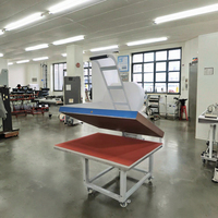 Imprimante à plat grand format pour vêtements, presse à chaud manuelle pour sublimation sur t-shirts et cuir, 80*100cm 100*120cm
