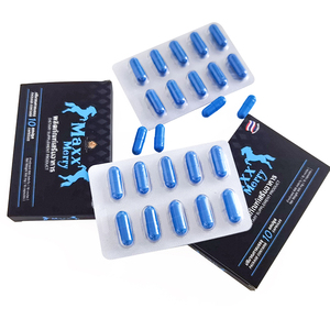 Blue Capsules Herbal <b>Supplement</b> for Men Natural Maca Extract Health Support OEM ODM <b>Supplements</b> - Product Image 2
