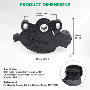 Transmission Neutral <b>Switch</b> 42700-39055 42700-39050 for Hyundai Sonata Elantra OEM Design Waterproof <b>Plug</b> and Play - Product Image 3