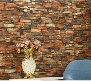 Fondo <span class=keywords><strong>3D</strong></span> de Grado Superior <span class=keywords><strong>Pintura</strong></span> de pared de estilo industrial Diseño de <span class=keywords><strong>tela</strong></span> moderna <span class=keywords><strong>para</strong></span> dormitorio o tienda Impermeable e ignífugo - Product Image 5